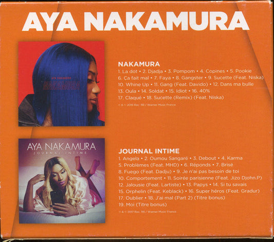 Aya Nakamura (2) : Nakamura + Journal Intime (Box, Comp, Ltd + CD, Album + CD, Album)