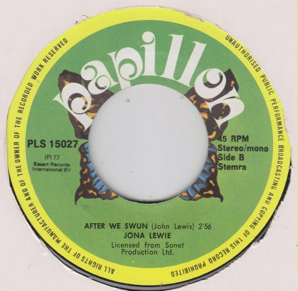 Jona Lewie : Cherry Ring (7", Single)
