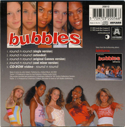 Bubbles (5) : Round N Round (CD, Maxi, Enh)