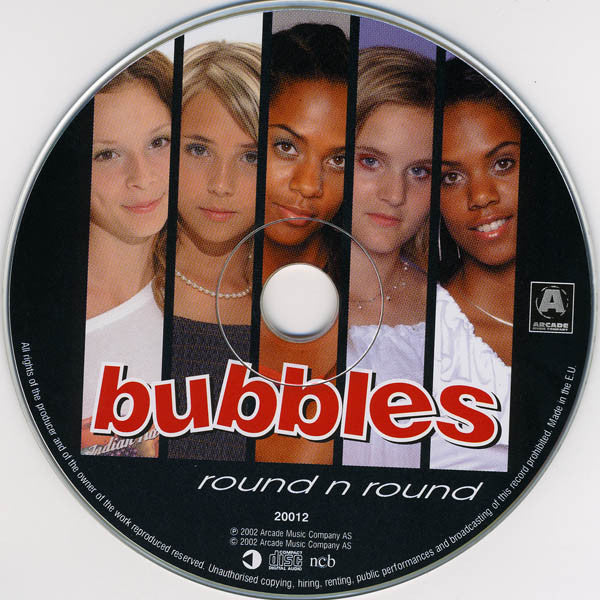 Bubbles (5) : Round N Round (CD, Maxi, Enh)