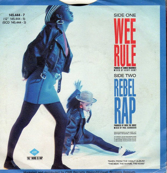 Wee Papa Girl Rappers : Wee Rule (7", Single)