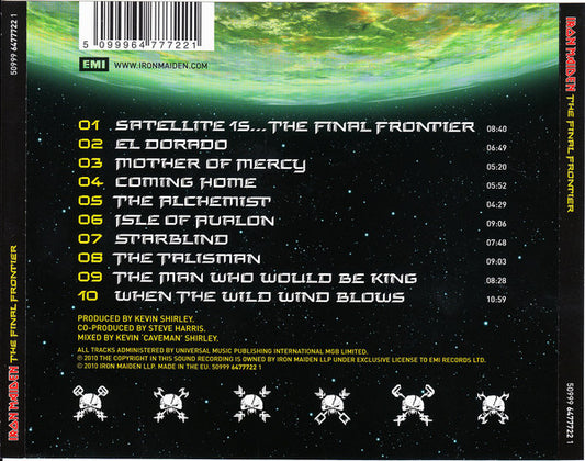 Iron Maiden : The Final Frontier (CD, Album)