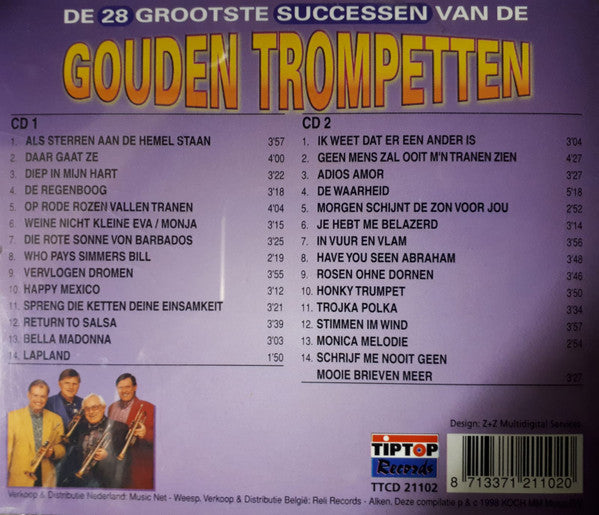 De Gouden Trompetten : De 28 Grootste Successen Van De Gouden Trompetten (2xCD, Comp)