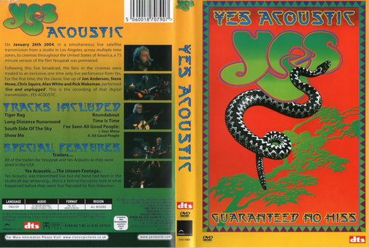Yes : Acoustic (Guaranteed No Hiss) (DVD-V, Multichannel, PAL)
