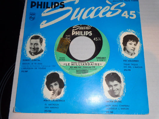 Marilyn Monroe, Frankie Vaughan, Yves Montand : Le Milliardaire (Bande Originale Du Film) (7", Single)