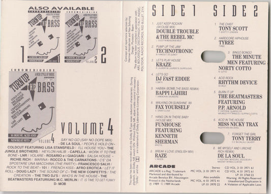 Various : Turn Up The Bass - Volume 3 (Cass, Comp)