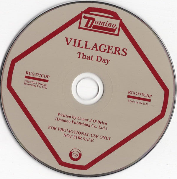 Villagers (3) : That Day (CD, Single, Promo)