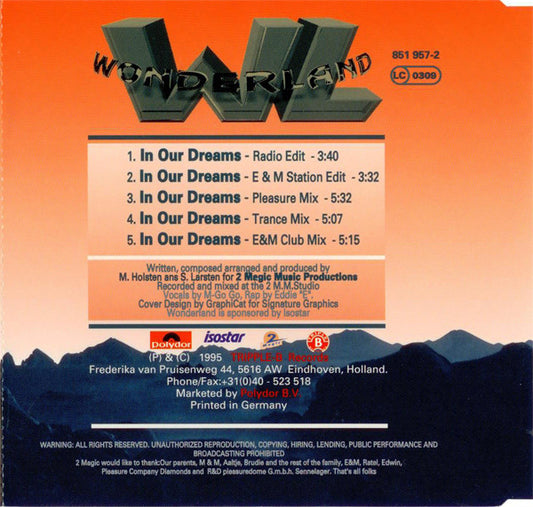 Wonderland : In Our Dreams (CD, Maxi)