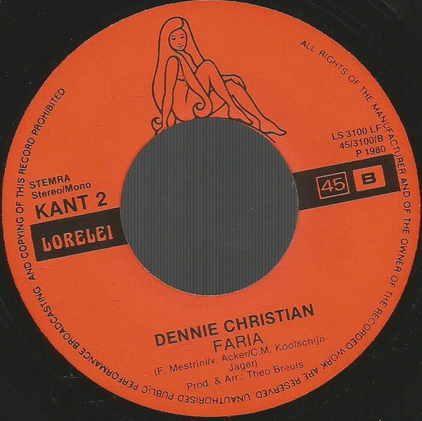 Dennie Christian : Vrijheid En Vrede (Freundschaft Und Liebe) (7", Single)