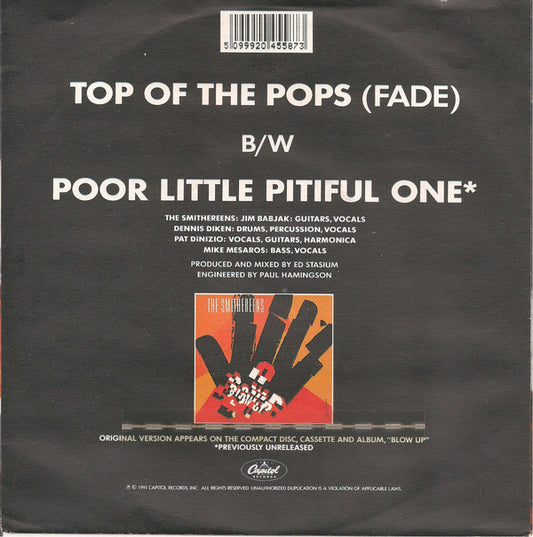 The Smithereens : Top Of The Pops (7", Single)
