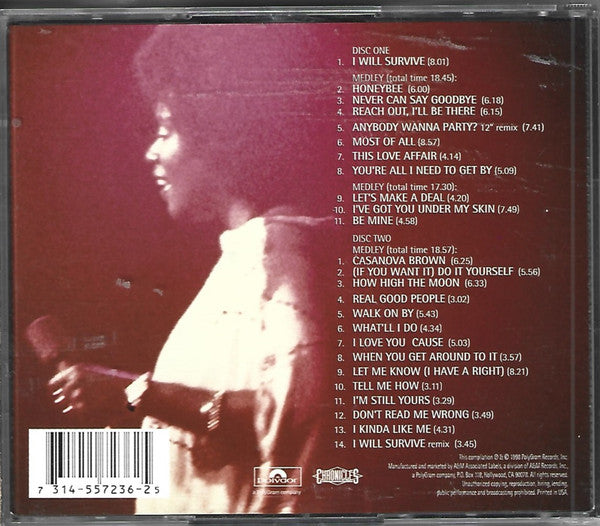 Gloria Gaynor : I Will Survive: The Anthology (2xCD, Comp, RM)