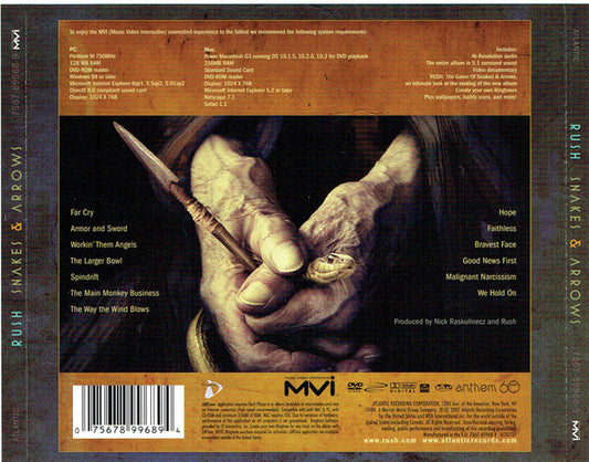 Rush : Snakes & Arrows (CD, Album + DVD, Enh, Multichannel, MVI)