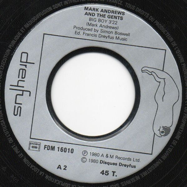 Mark Andrews And The Gents : Talking With Your Body / Big Boy (7", Single)