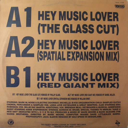 S'Express : Hey Music Lover (12")