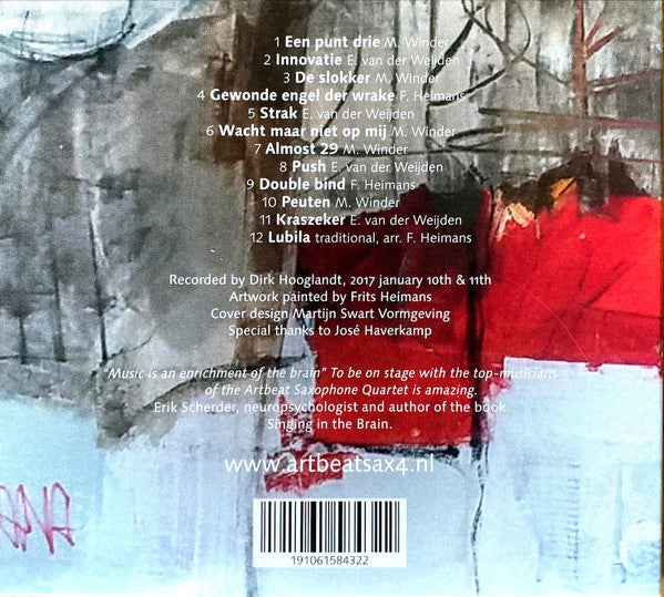 Artbeat Saxophone Quartet : Mind Your Own Beat (CD)