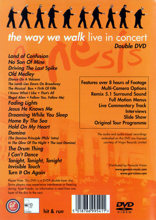 Genesis : The Way We Walk - Live In Concert (2xDVD-V, Multichannel, PAL)