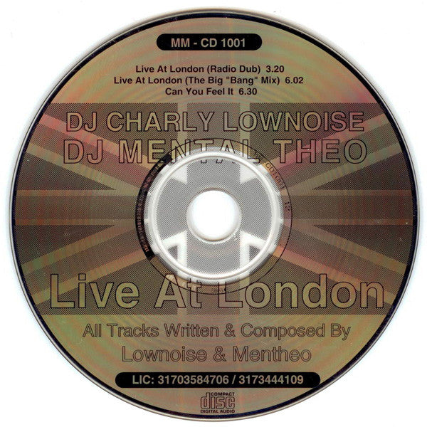 Charly Lownoise & Mental Theo : Live At London (CD, Maxi)
