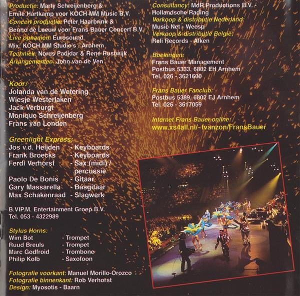 Frans Bauer : Live In Ahoy' (2xCD, Album)