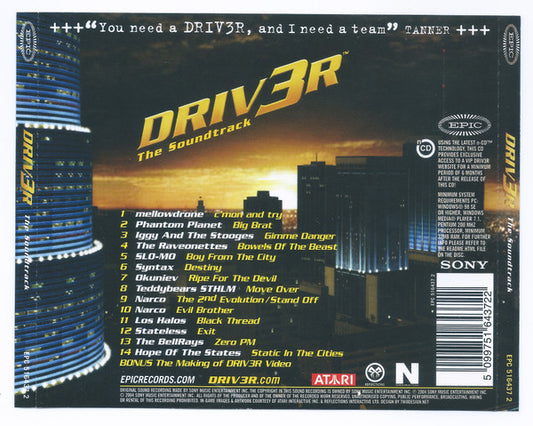 Various : Driv3r - The Soundtrack (CD, Comp, Enh)