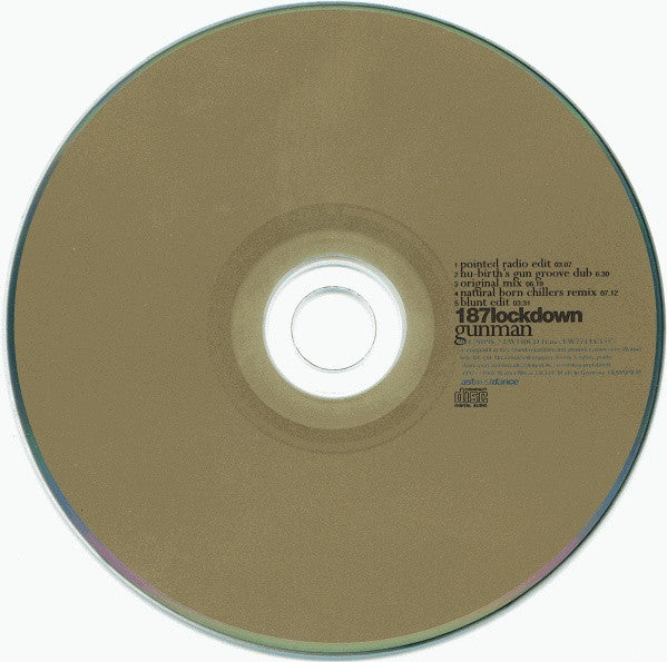 187 Lockdown : Gunman (CD, Single)