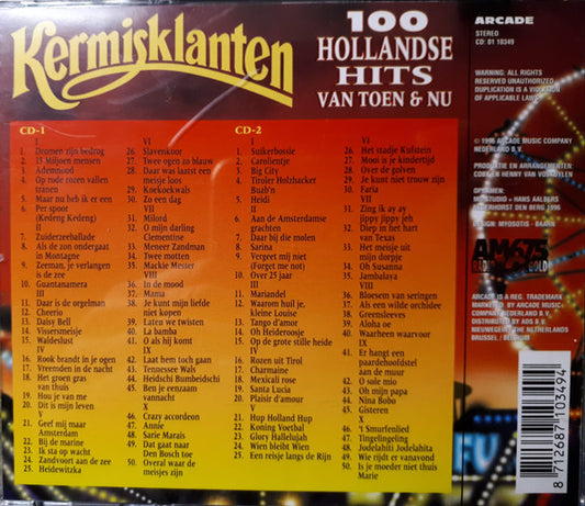 De Kermisklanten : 100 Hollandse Hits van Toen & Nu (2xCD, Comp)