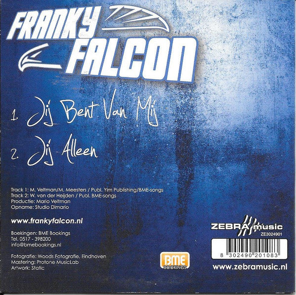 Franky Falcon : Jij Bent Van Mij (CD, Single)