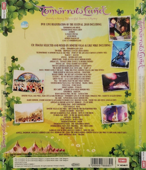 Various : Tomorrow Land - Live Registration 2010 (DVD + CD, Comp, Mixed)