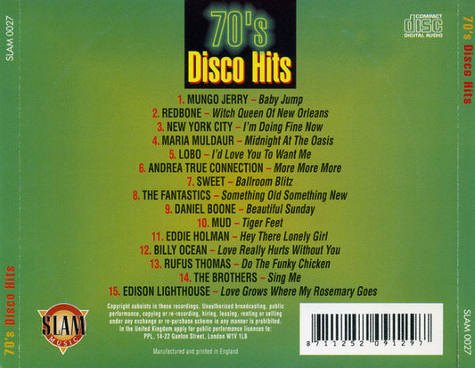 Various : 70's Disco Hits (CD, Comp)