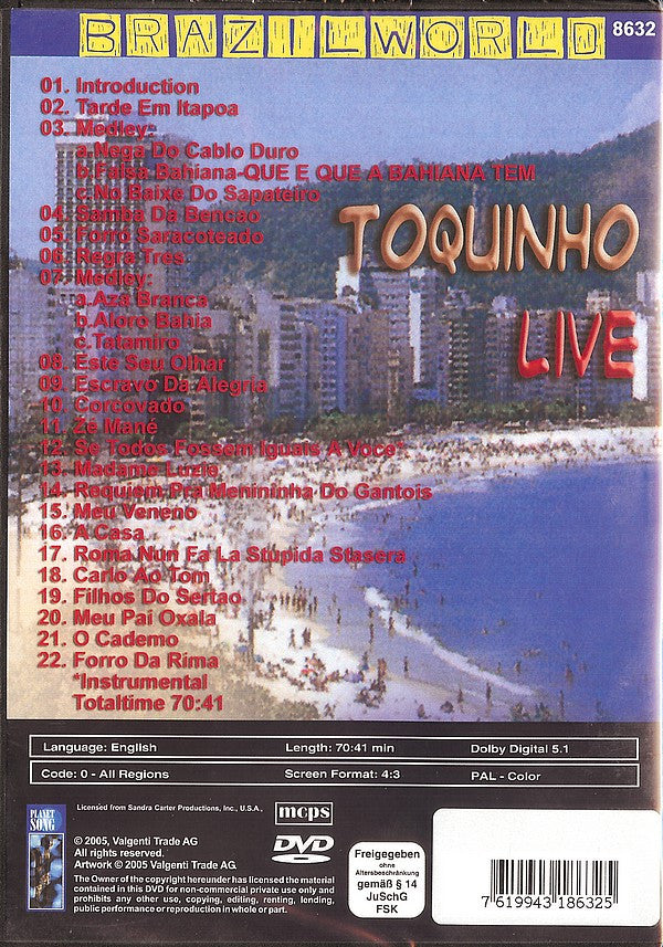 Toquinho : Live / Corcovado (DVD-V)