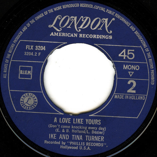 Ike & Tina Turner : River Deep - Mountain High (7", Single)