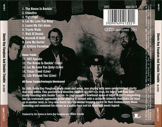 Stevie Ray Vaughan & Double Trouble : In Step (CD, Album, RE, RM)