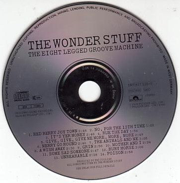 The Wonder Stuff : The Eight Legged Groove Machine (CD, Album)