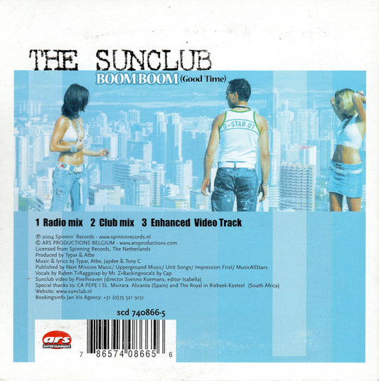 The Sunclub : Boom Boom (Good Time) (CD, Single, Enh)