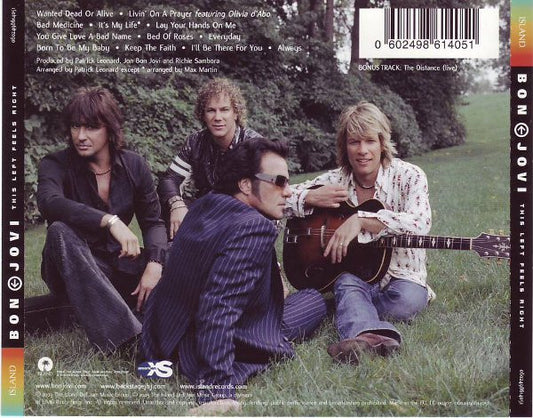 Bon Jovi : This Left Feels Right (CD, Album)