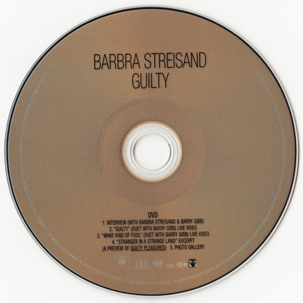 Barbra Streisand : Guilty (CD, Album, RM + DVD-V, PAL)