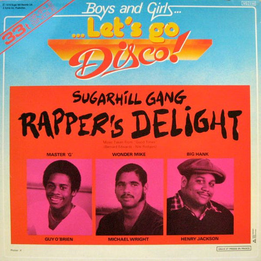 Sugarhill Gang : Rapper's Delight (12", Single)