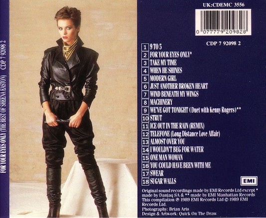 Sheena Easton : For Your Eyes Only (The Best Of Sheena Easton) (CD, Comp)