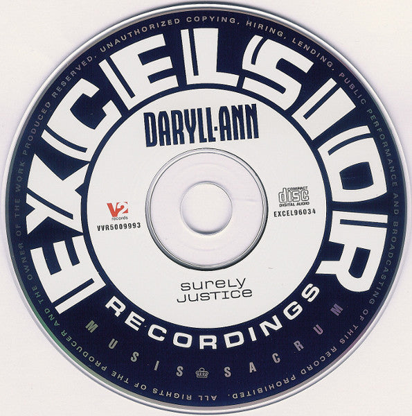 Daryll-Ann : Surely Justice (CD, Single)