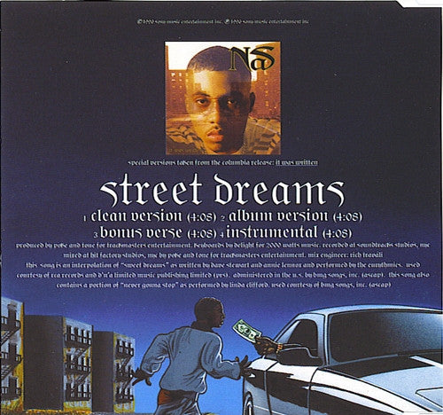 Nas : Street Dreams (CD, Maxi, Promo)
