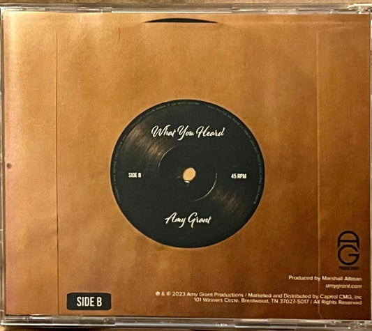 Amy Grant : Trees We’ll Never See / What You Heard (CD, Single)