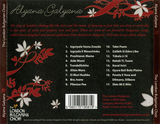 The London Bulgarian Choir Led By Dessislava Stefanova : Alyana Galyana (CD, Album)