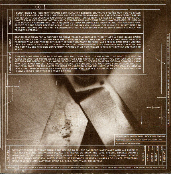 Backside : It's Up To You (7", Single)