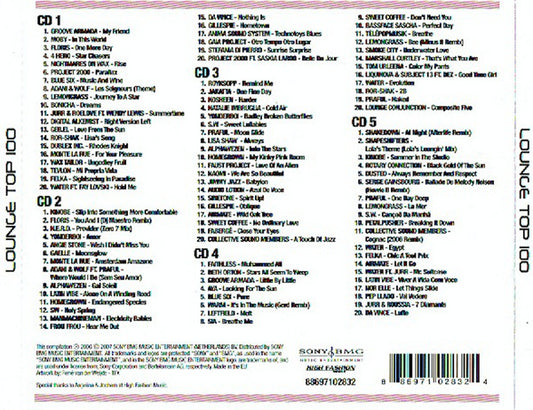 Various : History Of Dance - 8 - Lounge Edition Top 100 (5xCD, Comp, RE)