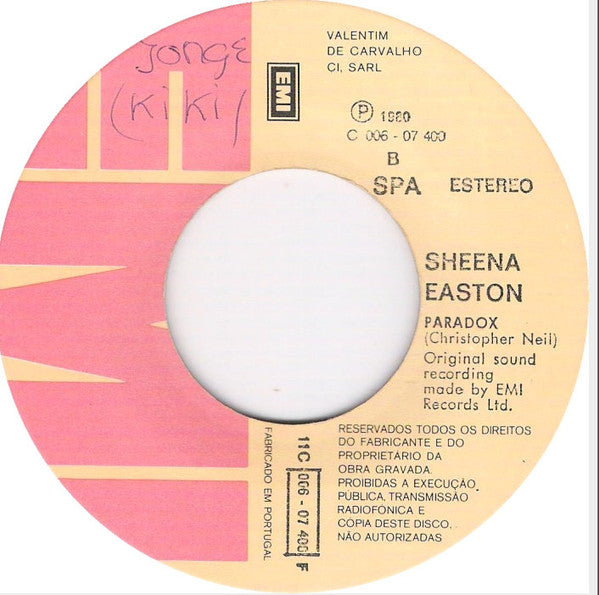 Sheena Easton : Modern Girl (7", Single)