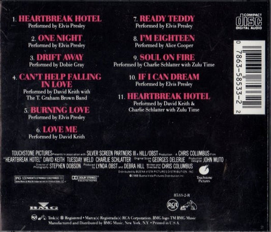 Various : Heartbreak Hotel (A Rock And Roll Fantasy) (Original Motion Picture Soundtrack) (CD, Comp)