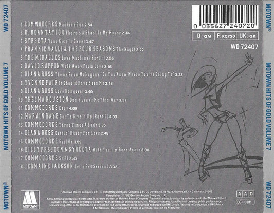 Various : Motown Hits Of Gold Volume 7 (CD, Comp, RE)