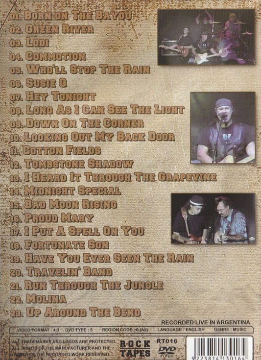 Creedence Clearwater Revisited : Have You Ever Seen The Rain - Live In Argentina (DVD, Unofficial)