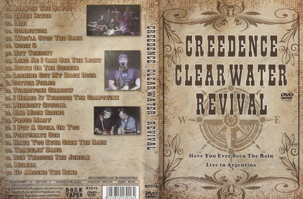 Creedence Clearwater Revisited : Have You Ever Seen The Rain - Live In Argentina (DVD, Unofficial)