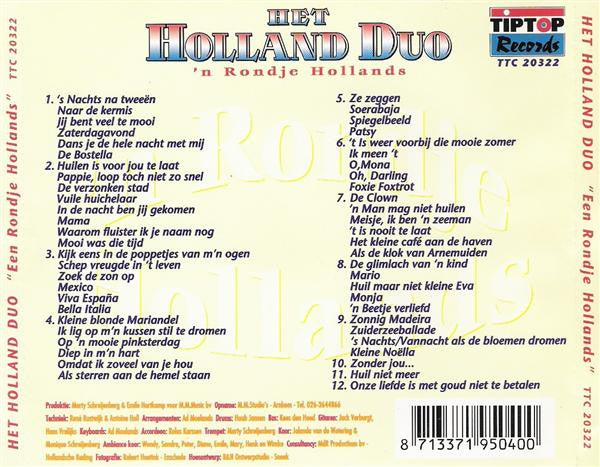 Het Holland Duo : 'n Rondje Hollands (CD, Album)
