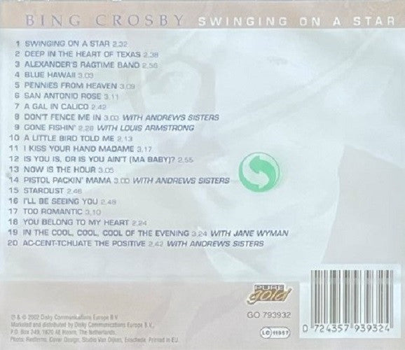Bing Crosby : Swinging On A Star (CD, Comp)